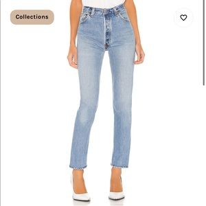 Levi’s Re/Done high rise crop Vintage Jeans